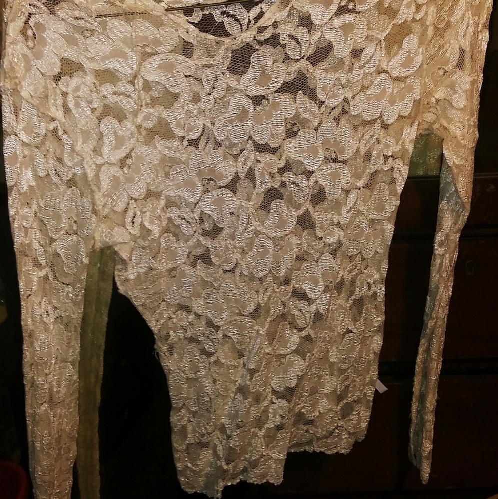 New w/o tags Hanky Panky lace long sleeve